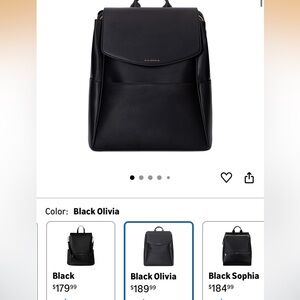 Mia Sophia leather backpack